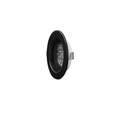 Noora – Recessed Ceiling Light – Diameter 15 - Angle 90 - Black Body Code DR22