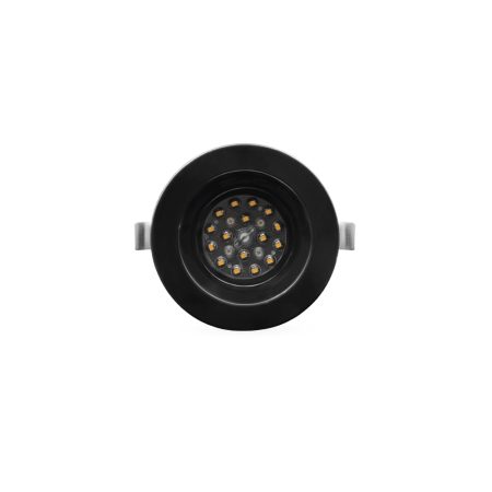 نورا– چراغ سقفی توکار - قطر12 -زاویه 90 -بدنه مشکی کد DR32 - تصویر 2