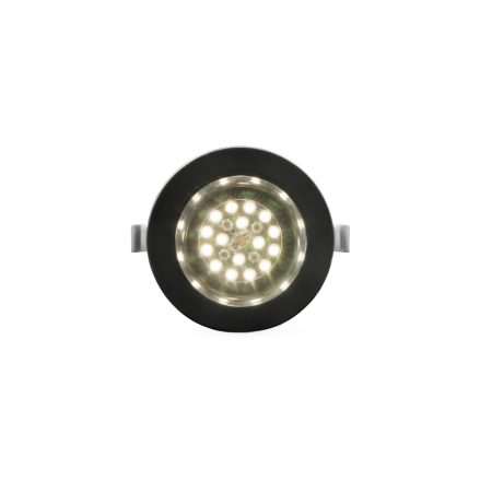 نورا– چراغ سقفی توکار - قطر12 -زاویه 90 -بدنه مشکی کد DR32 - تصویر 3
