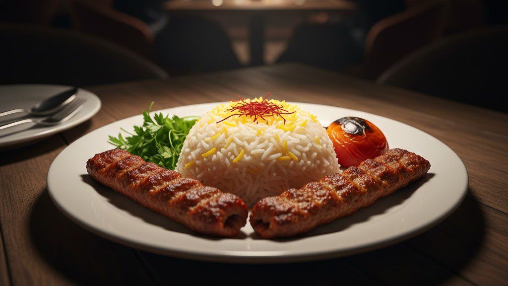 نورپردازی، آخرین مرحله آماده‌سازی غذاست: اسپات‌لایت‌های با CRI > 85 و R9 قوی، رنگ واقعی و اشتهابرانگیز کباب کوبیده یا سبزیجات را به میز مشتری ایرانی می‌آورد