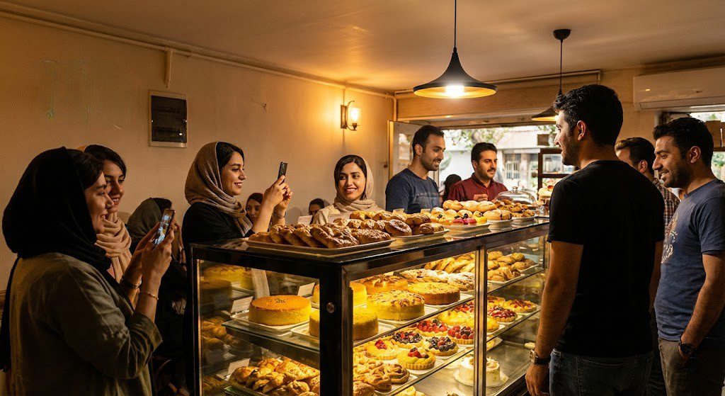 تمرکز نور روی میز سرو غذا (Food Spotlight با CRI بالا)