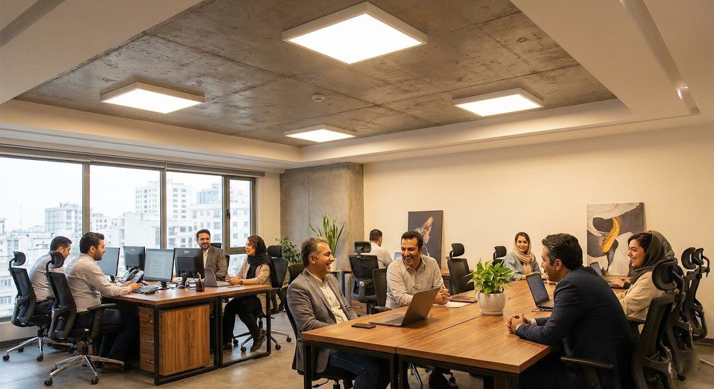 پنل‌های با قابلیت نصب روکار (Surface Mounted) برای ادارات و دفاتر