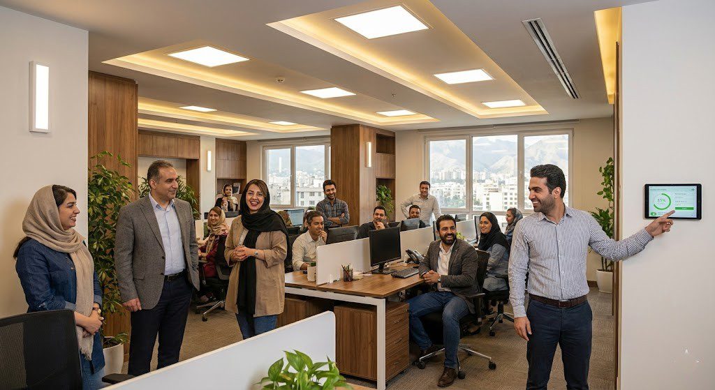 استفاده از چراغ هوشمند در ادارات و دفاتر